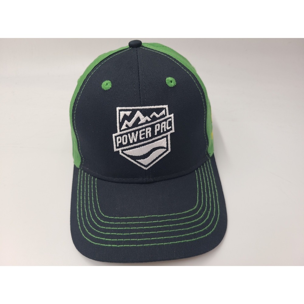 John Deere Power‎ Pac Equipment Adjustable Hat Cap Cotton Men Women Black Green